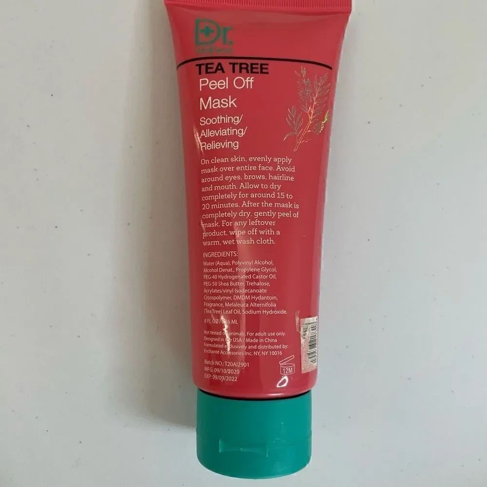 New!Dr.Wellness| Tea Tree| Peel Off Mask| Soothing| Alleviating - Picture 5 of 8